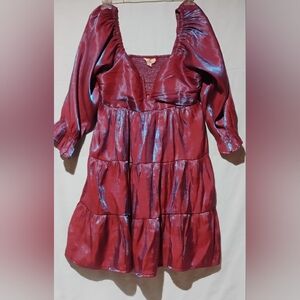 Shimmering Red Dress